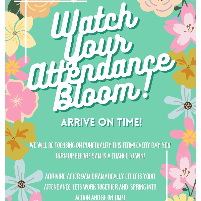 Image of Term 5 - Watch Your Attendance Bloom