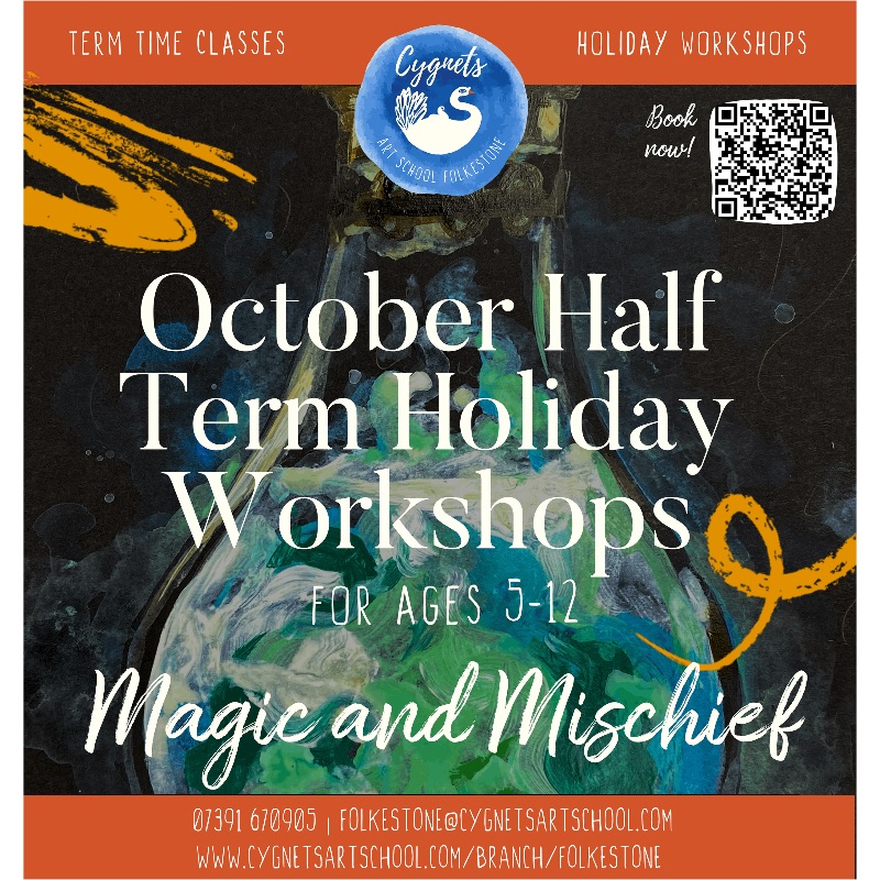 Image of Cygnets Art School Folkestone // October Half Term holiday workshops